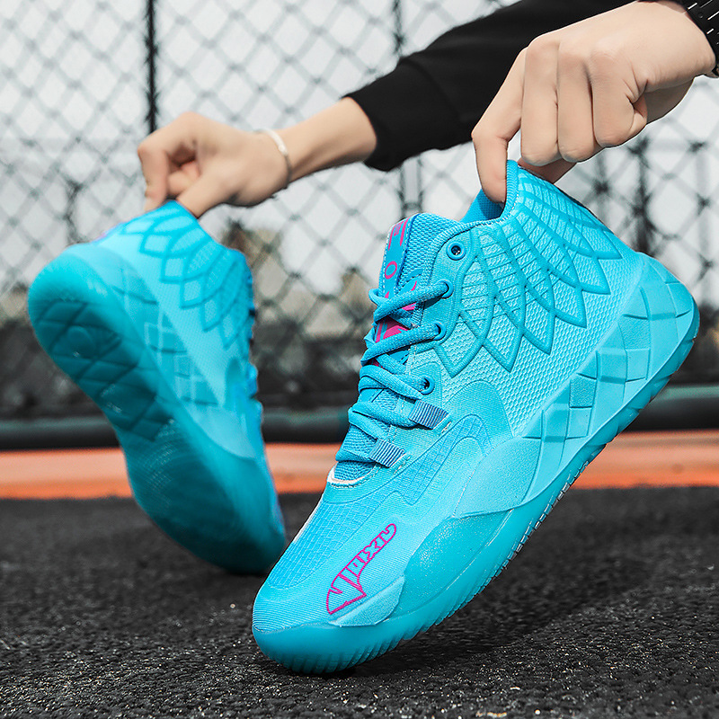 Fashionable High-Top Basketball Shoes with Cushioning