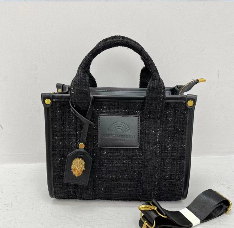 Kurt Geiger Eagle Head Woolen Tote Bag for Women